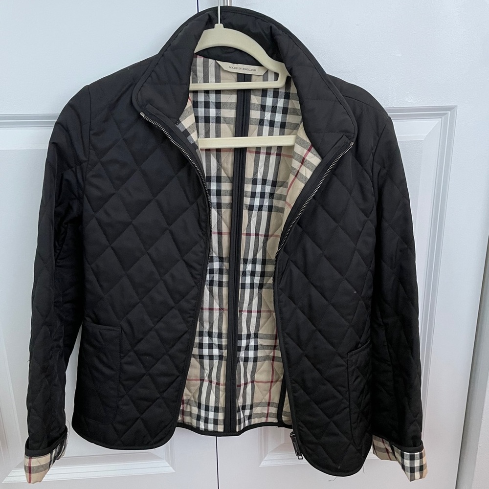 Burberry Quilted Jacket Small - image 1